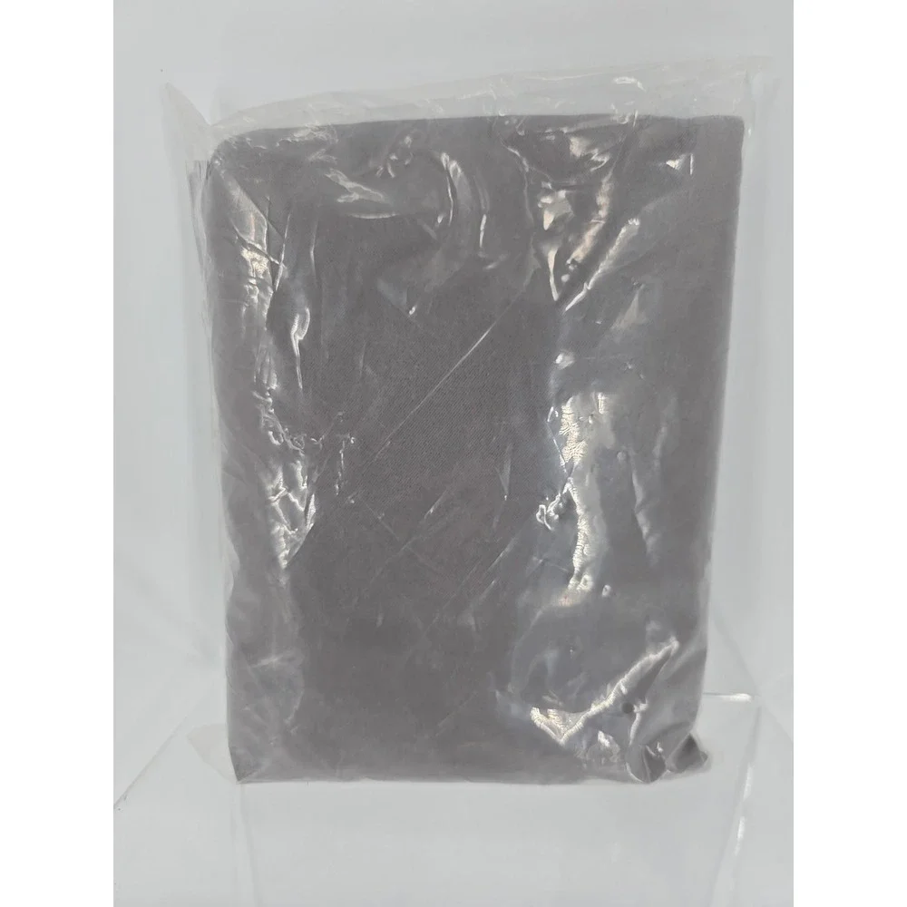 H.VERSAILTEX Solid Blackout Energy Efficient‎ Tie Up Shades Dove Gray 42